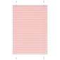vidaXL Πλισέ περσίδα ροζ 90x150 cm Πλάτος υφάσματος 89,4 cm