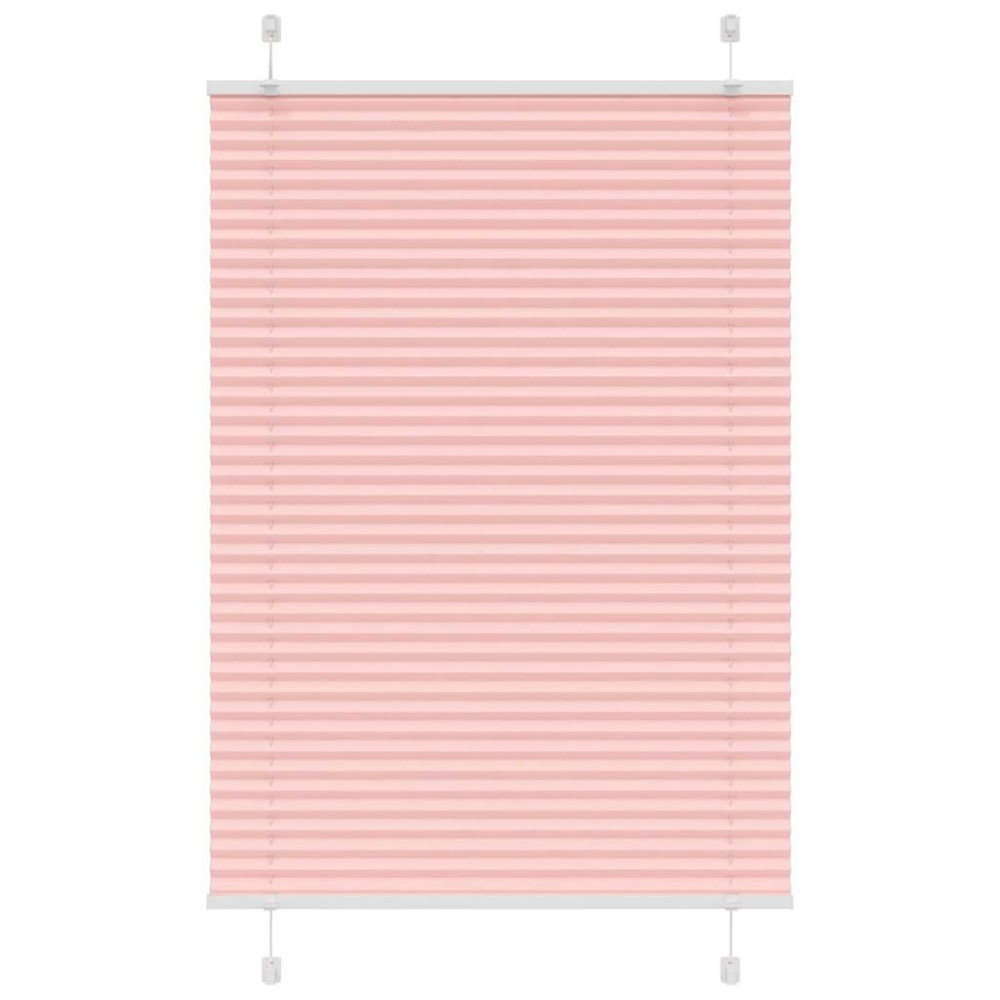 vidaXL Πλισέ περσίδα ροζ 95x150 cm Πλάτος υφάσματος 94,4 cm