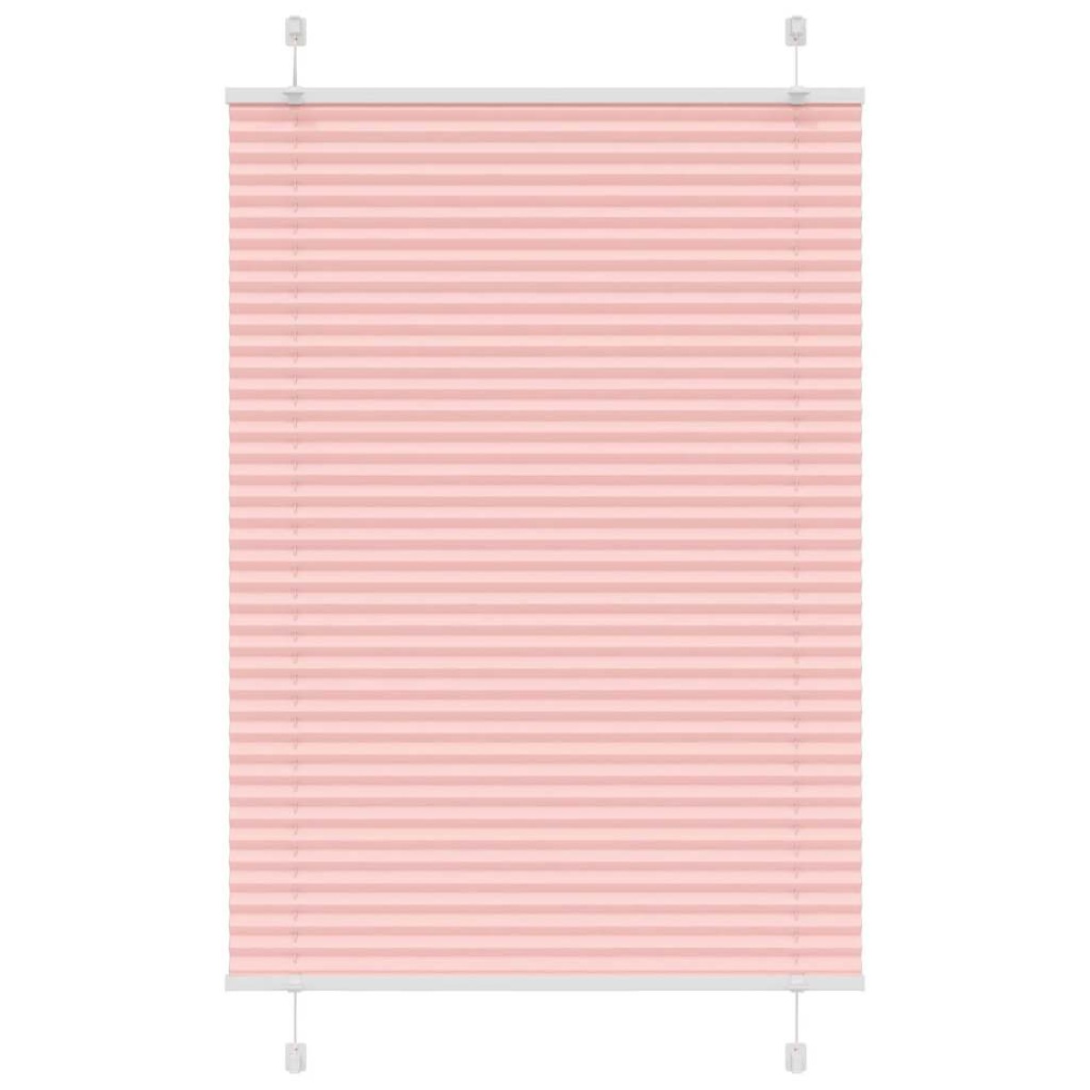 vidaXL Πλισέ περσίδα ροζ 95x150 cm Πλάτος υφάσματος 94,4 cm