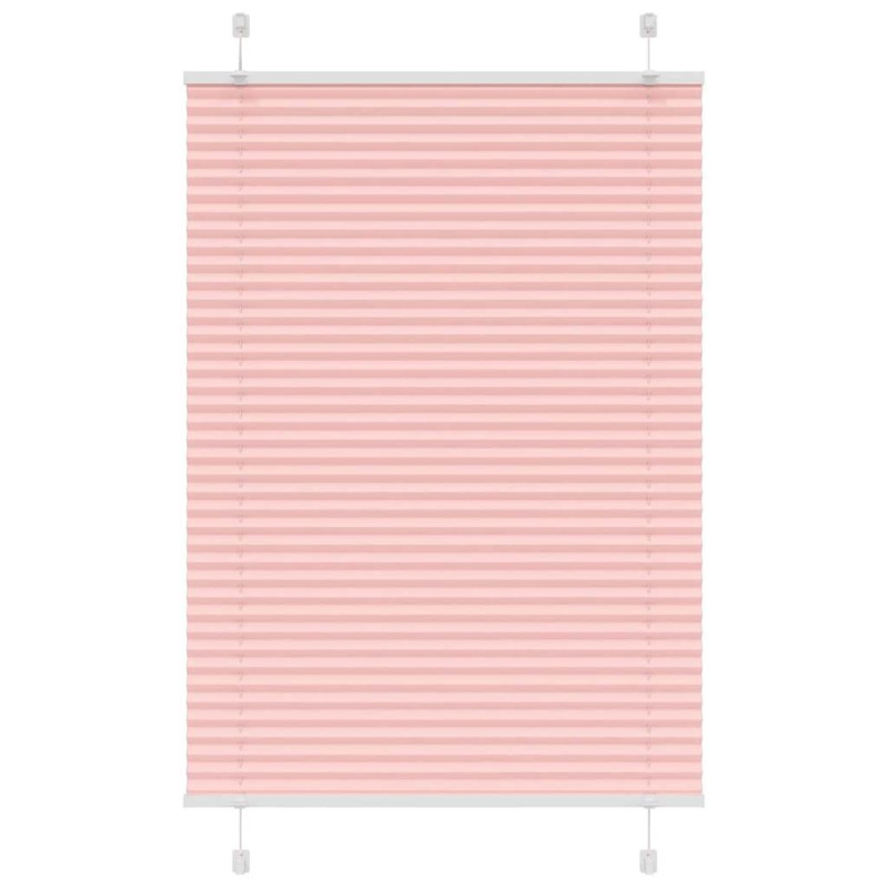 vidaXL Πλισέ περσίδα ροζ 95x150 cm Πλάτος υφάσματος 94,4 cm