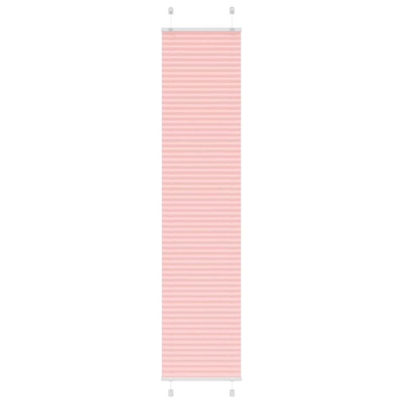 vidaXL Πλισέ Στόρι Ροζ 45x200 εκ. Πλάτος Υφάσματος 44,4 εκ. Πολυεστέρας
