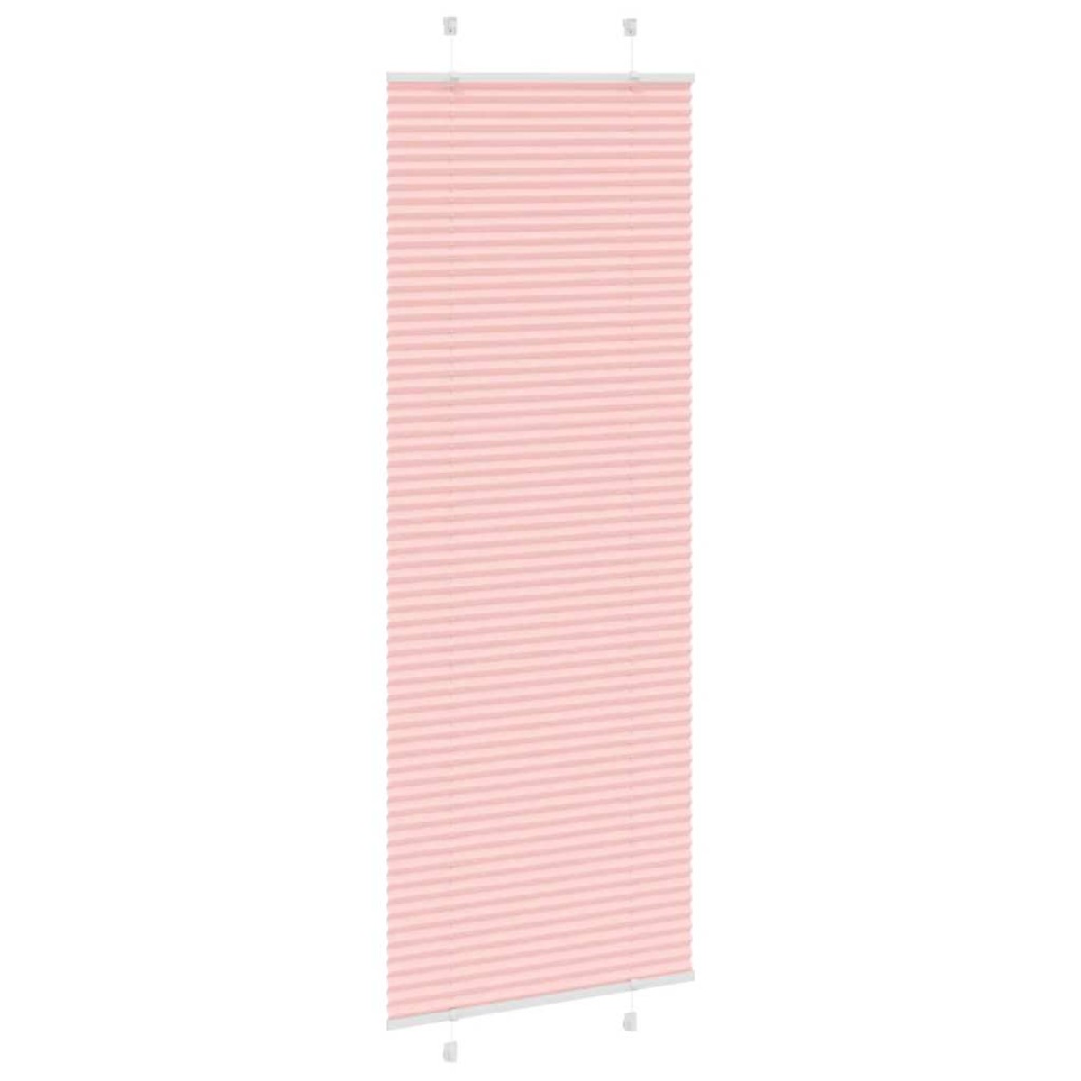 vidaXL Πλισέ Στόρι Ροζ 75x200 εκ. Πλάτος Υφάσματος 74,4 εκ. Πολυεστέρας
