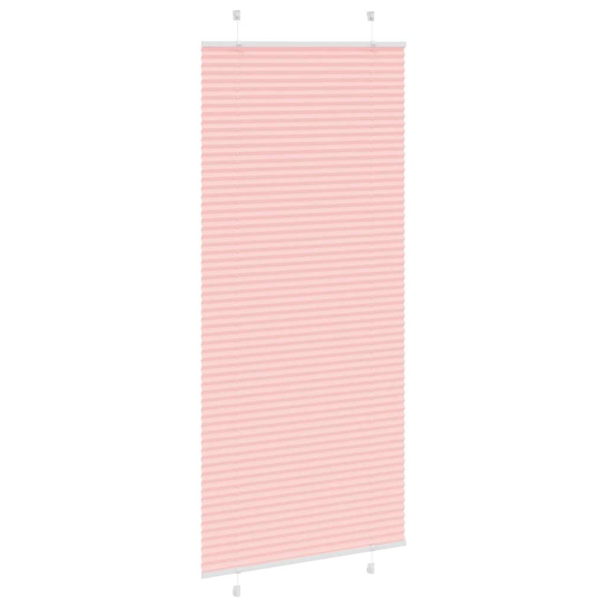 vidaXL Πλισέ Στόρι Ροζ 95x200 εκ. Πλάτος Υφάσματος 94,4 εκ. Πολυεστέρας