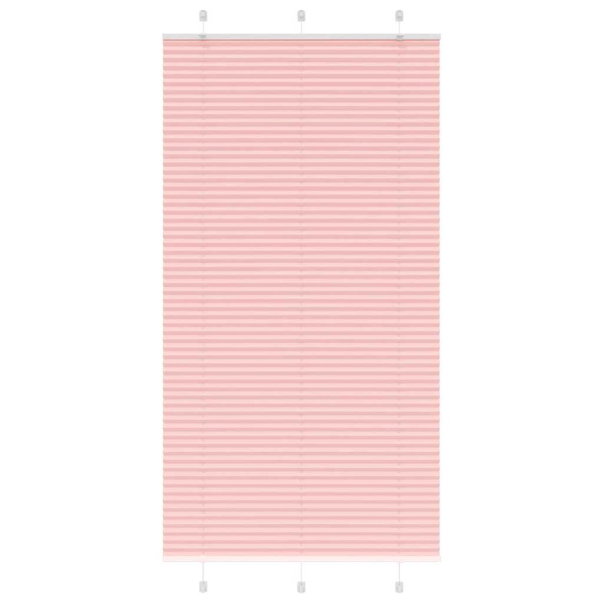 vidaXL Πλισέ Στόρι Ροζ 110x200 εκ. Πλάτος Υφάσματος 109,4 εκ. Πολυεστέρας