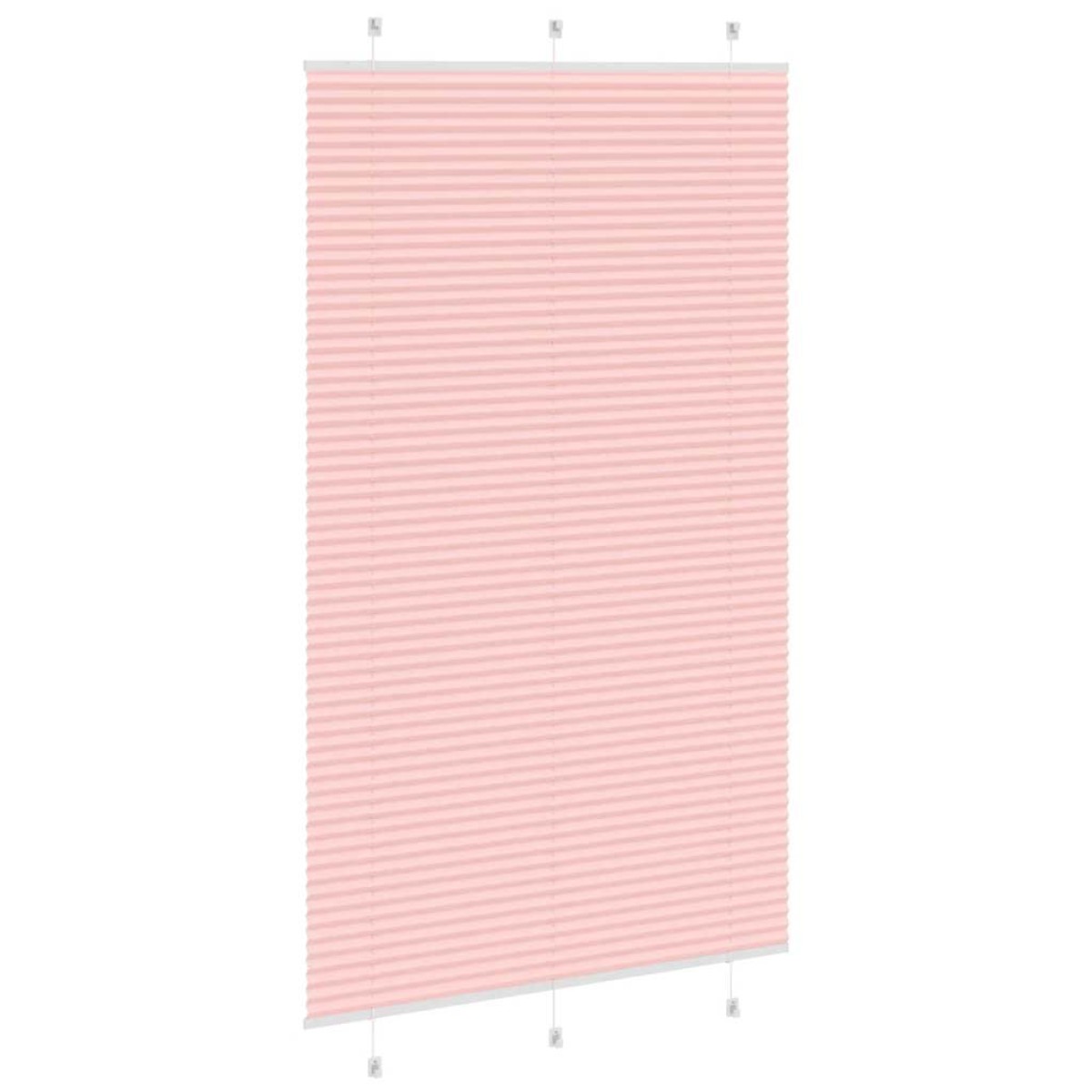 vidaXL Πλισέ Στόρι Ροζ 115x200 εκ. Πλάτος Υφάσματος 114,4 εκ. Πολυεστέρας