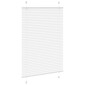 vidaXL Πλισέ περσίδα Λευκό 90x100 cm Πλάτος υφάσματος 89,4 cm