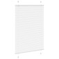 vidaXL Πλισέ περσίδα Λευκό 95x100 cm Πλάτος υφάσματος 94,4 cm