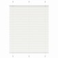 vidaXL Πλισέ περσίδα Λευκό 110x100 cm Πλάτος υφάσματος 109,4 cm