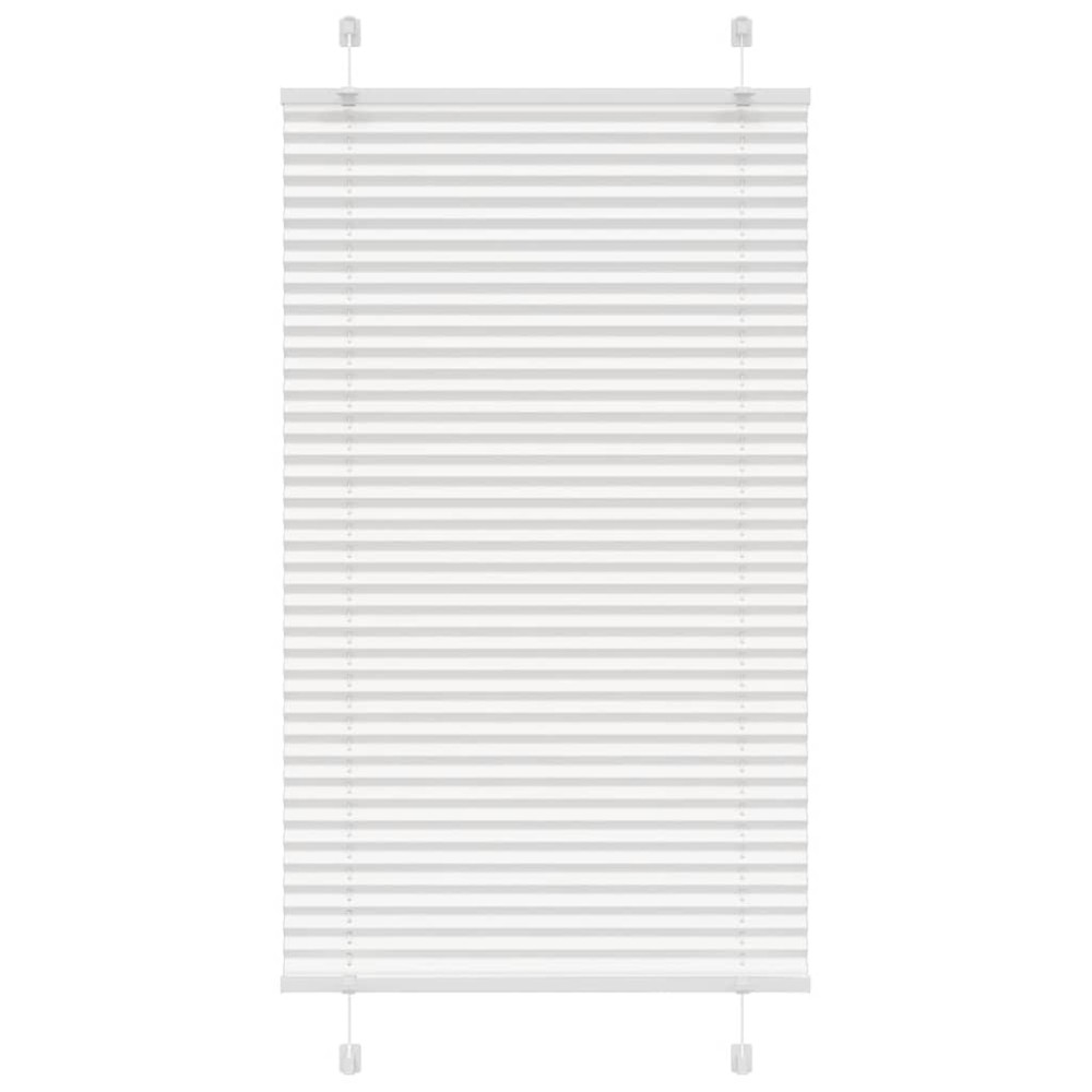 vidaXL Πλισέ περσίδα Λευκό 70x150 cm Πλάτος υφάσματος 69,4 cm