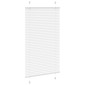 vidaXL Πλισέ περσίδα Λευκό 70x150 cm Πλάτος υφάσματος 69,4 cm