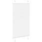 vidaXL Πλισέ περσίδα Λευκό 70x150 cm Πλάτος υφάσματος 69,4 cm