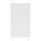 vidaXL Πλισέ περσίδα Λευκό 70x150 cm Πλάτος υφάσματος 69,4 cm