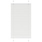 vidaXL Πλισέ περσίδα Λευκό 75x150 cm Πλάτος υφάσματος 74,4 cm