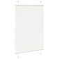 vidaXL Πλισέ περσίδα Λευκό 85x150 cm Πλάτος υφάσματος 84,4 cm