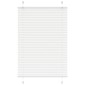 vidaXL Πλισέ περσίδα Λευκό 85x150 cm Πλάτος υφάσματος 84,4 cm