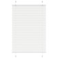 vidaXL Πλισέ περσίδα Λευκό 95x150 cm Πλάτος υφάσματος 94,4 cm