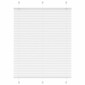 vidaXL Πλισέ περσίδα Λευκό 110x150 cm Πλάτος υφάσματος 109,4 cm