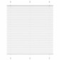 vidaXL Πλισέ περσίδα Λευκό 115x150 cm Πλάτος υφάσματος 114,4 cm