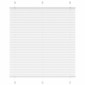 vidaXL Πλισέ περσίδα Λευκό 120x150 cm Πλάτος υφάσματος 119,4 cm