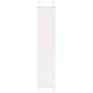 vidaXL Πλισέ περσίδα Λευκό 45x200 cm Πλάτος υφάσματος 44,4 cm