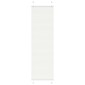 vidaXL Πλισέ περσίδα Λευκό 65x200 cm Πλάτος υφάσματος 64,4 cm