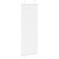 vidaXL Πλισέ περσίδα Λευκό 70x200 cm Πλάτος υφάσματος 69,4 cm