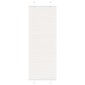 vidaXL Πλισέ περσίδα Λευκό 70x200 cm Πλάτος υφάσματος 69,4 cm