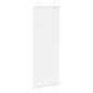 vidaXL Πλισέ περσίδα Λευκό 75x200 cm Πλάτος υφάσματος 74,4 cm