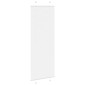 vidaXL Πλισέ περσίδα Λευκό 75x200 cm Πλάτος υφάσματος 74,4 cm