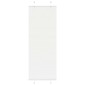 vidaXL Πλισέ περσίδα Λευκό 75x200 cm Πλάτος υφάσματος 74,4 cm