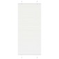 vidaXL Πλισέ περσίδα Λευκό 90x200 cm Πλάτος υφάσματος 89,4 cm