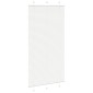 vidaXL Πλισέ περσίδα Λευκό 105x200 cm Πλάτος υφάσματος 104,4 cm