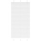 vidaXL Πλισέ περσίδα Λευκό 105x200 cm Πλάτος υφάσματος 104,4 cm