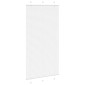 vidaXL Πλισέ περσίδα Λευκό 110x200 cm Πλάτος υφάσματος 109,4 cm