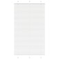 vidaXL Πλισέ περσίδα Λευκό 115x200 cm Πλάτος υφάσματος 114,4 cm