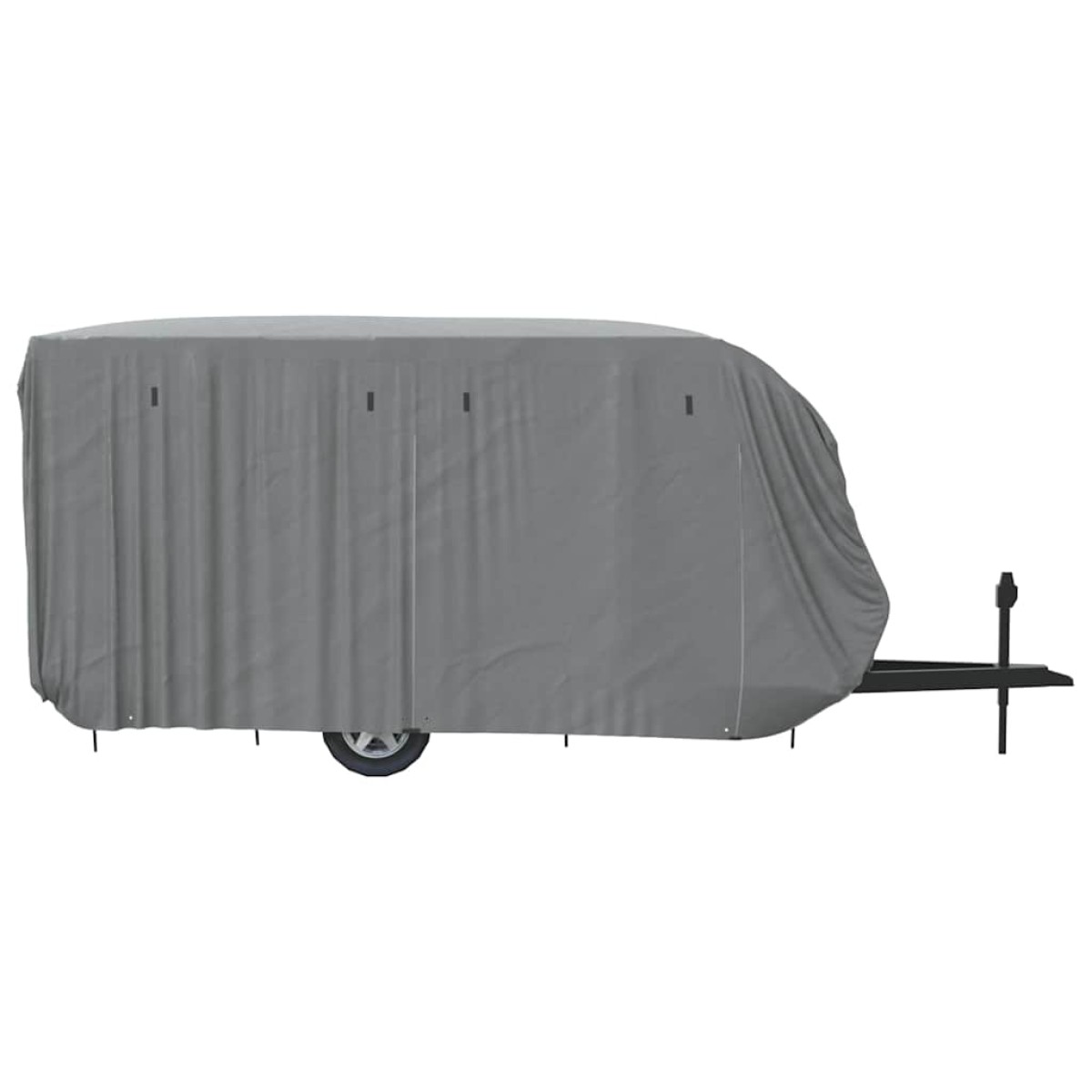 vidaXL Κάλυμμα τροχόσπιτου Γκρι 610x250x220 cm Μη υφασμένο ύφασμα