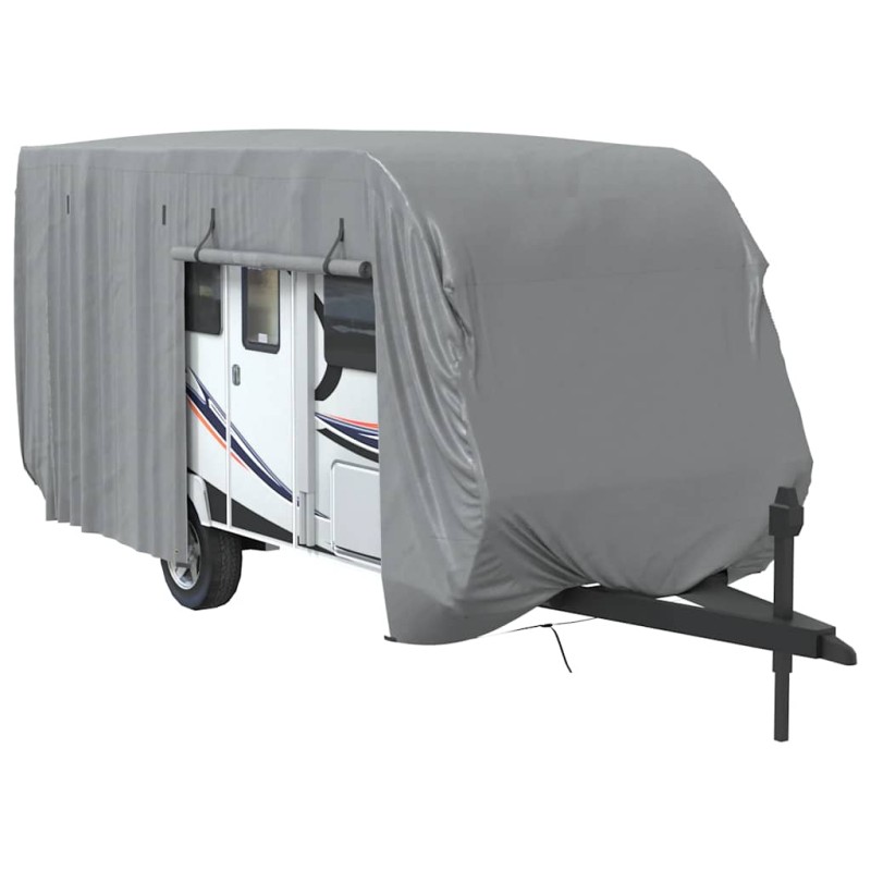 vidaXL Κάλυμμα τροχόσπιτου Γκρι 670x250x220 cm Μη υφασμένο ύφασμα
