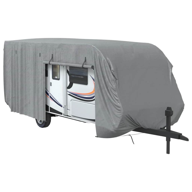 vidaXL Κάλυμμα τροχόσπιτου Γκρι 732x250x220 cm Μη υφασμένο ύφασμα
