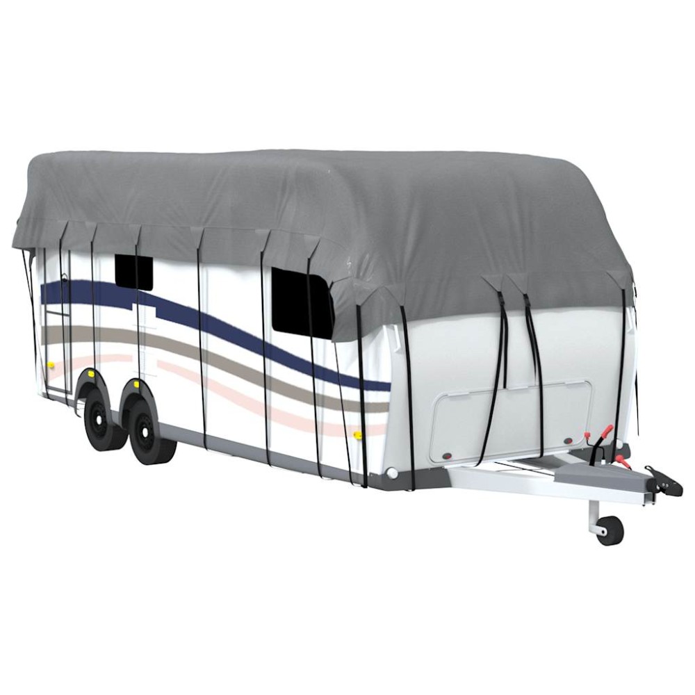 vidaXL Κάλυψη οροφής τροχόσπιτου Γκρι 800x300 cm Μη υφασμένο ύφασμα