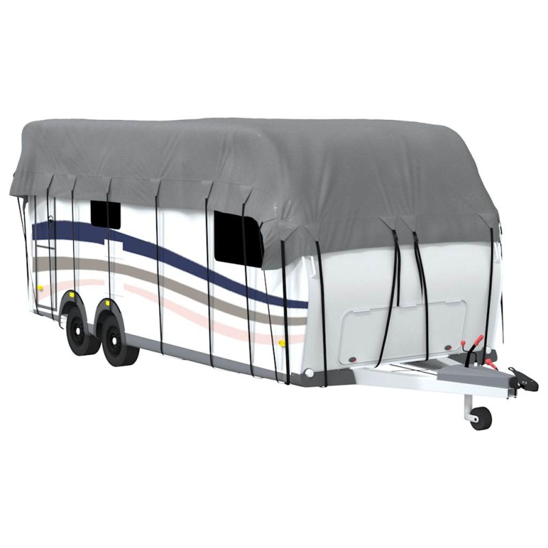 vidaXL Κάλυψη οροφής τροχόσπιτου Γκρι 800x300 cm Μη υφασμένο ύφασμα