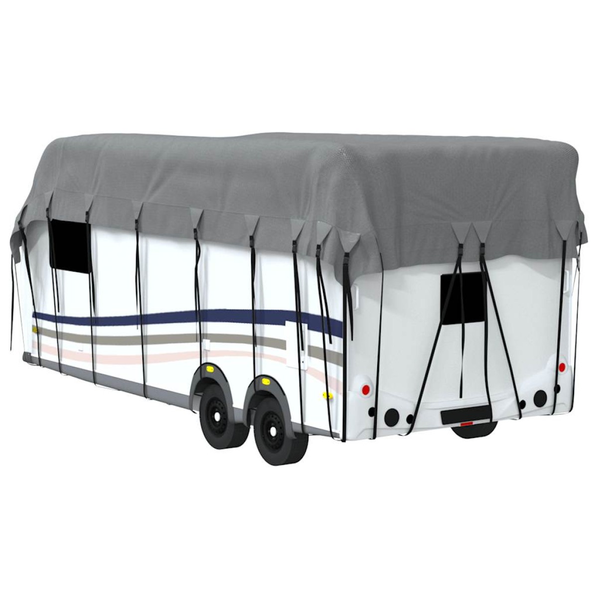 vidaXL Κάλυψη οροφής τροχόσπιτου Γκρι 800x300 cm Μη υφασμένο ύφασμα