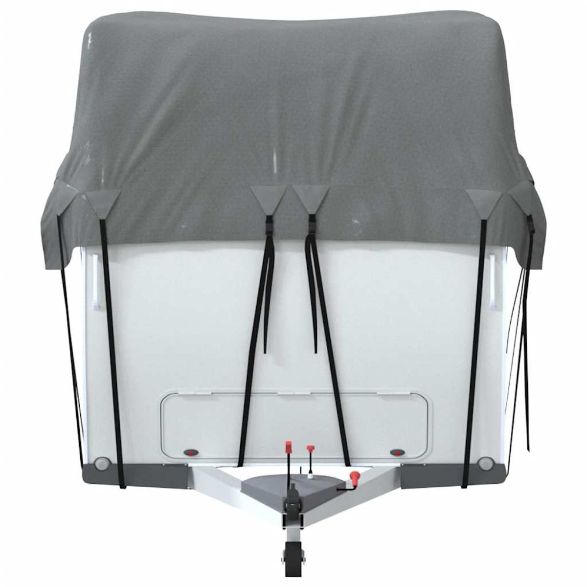vidaXL Κάλυψη οροφής τροχόσπιτου Γκρι 900x300 cm Μη υφασμένο ύφασμα