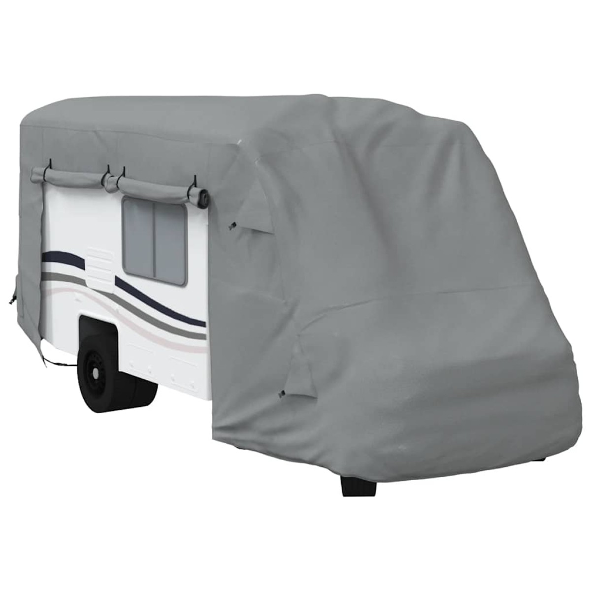 vidaXL Καλύμματα αυτοκινούμενων γκρι 610x235x275 cm μη υφασμένο ύφασμα