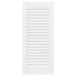 vidaXL Πόρτες ντουλαπιών Louvred Design 2 τεμάχια Λευκό 61,5x29,5 cm