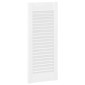 vidaXL Πόρτες ντουλαπιών Louvred Design 4 τεμάχια Λευκό 61,5x29,5 cm
