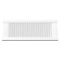 vidaXL Πόρτες ντουλαπιών Louvred Design 2 τεμάχια Λευκό 69x29,5 cm