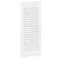 vidaXL Πόρτες ντουλαπιών Louvred Design 2 τεμάχια Λευκό 69x29,5 cm