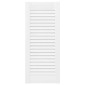 vidaXL Πόρτες ντουλαπιών Louvred Design 4 τεμάχια Λευκό 69x29,5 cm
