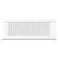 vidaXL Πόρτες ντουλαπιών Louvred Design 4 τεμάχια Λευκό 69x29,5 cm