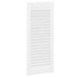 vidaXL Πόρτες ντουλαπιών Louvred Design 4 τεμάχια Λευκό 69x29,5 cm